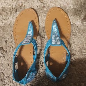 Brash Sandals teal